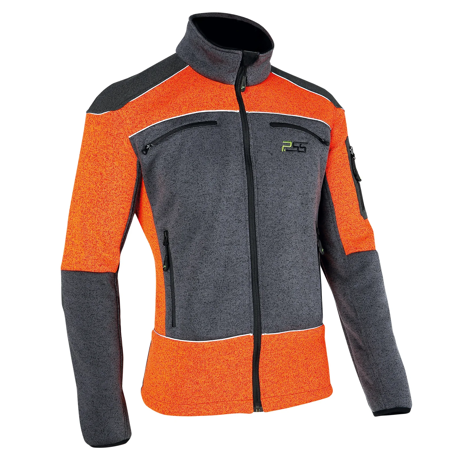 X-treme Arctic Faserstrickjacke grau/orange