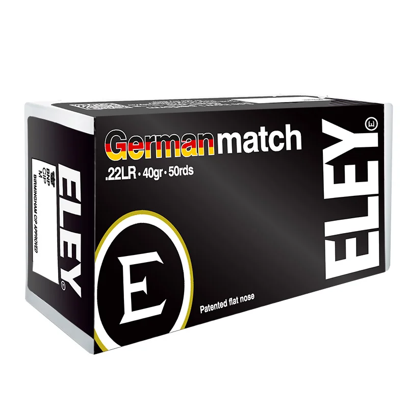 Randfeuerpatronen .22 LR German Match 2,59g/40gr - 50 Stück