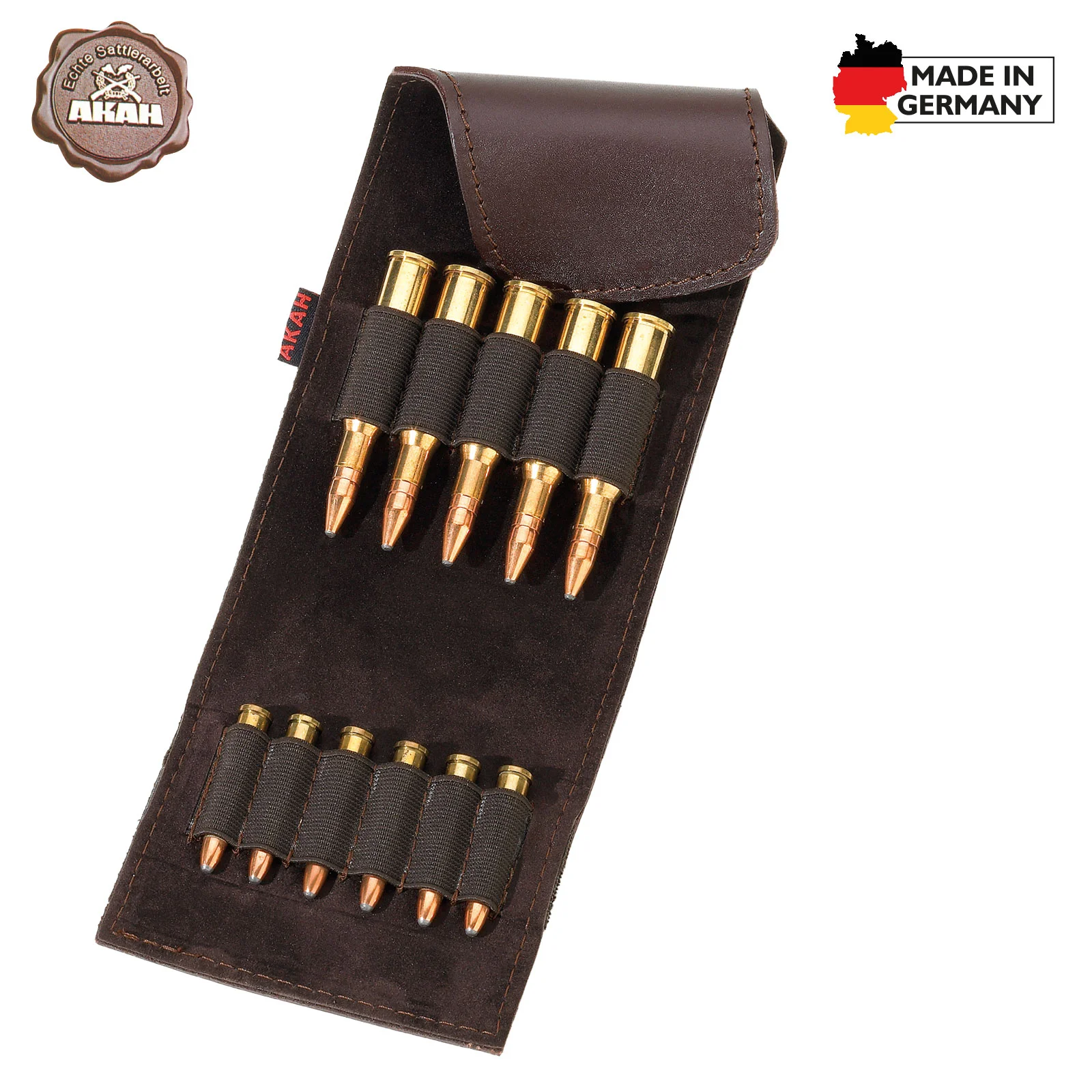 Patronenetui aus Büffel Leder