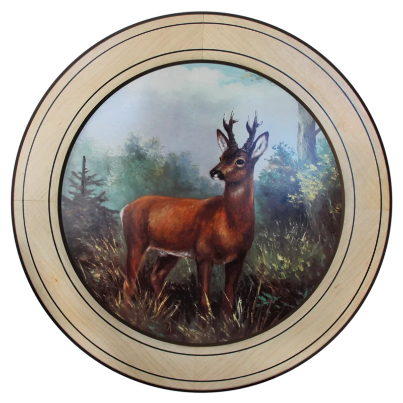 Ehrenscheibe Bock im Wechselrahmen 50cm