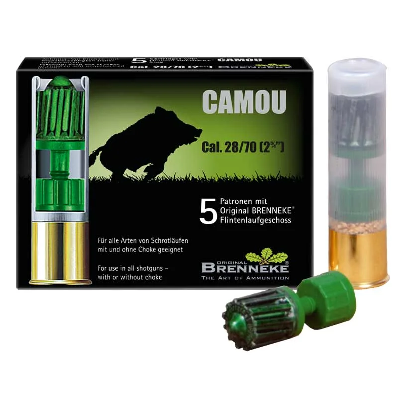 Flintenlaufgeschosse Camou 28/70 18,3g - 5 Stück