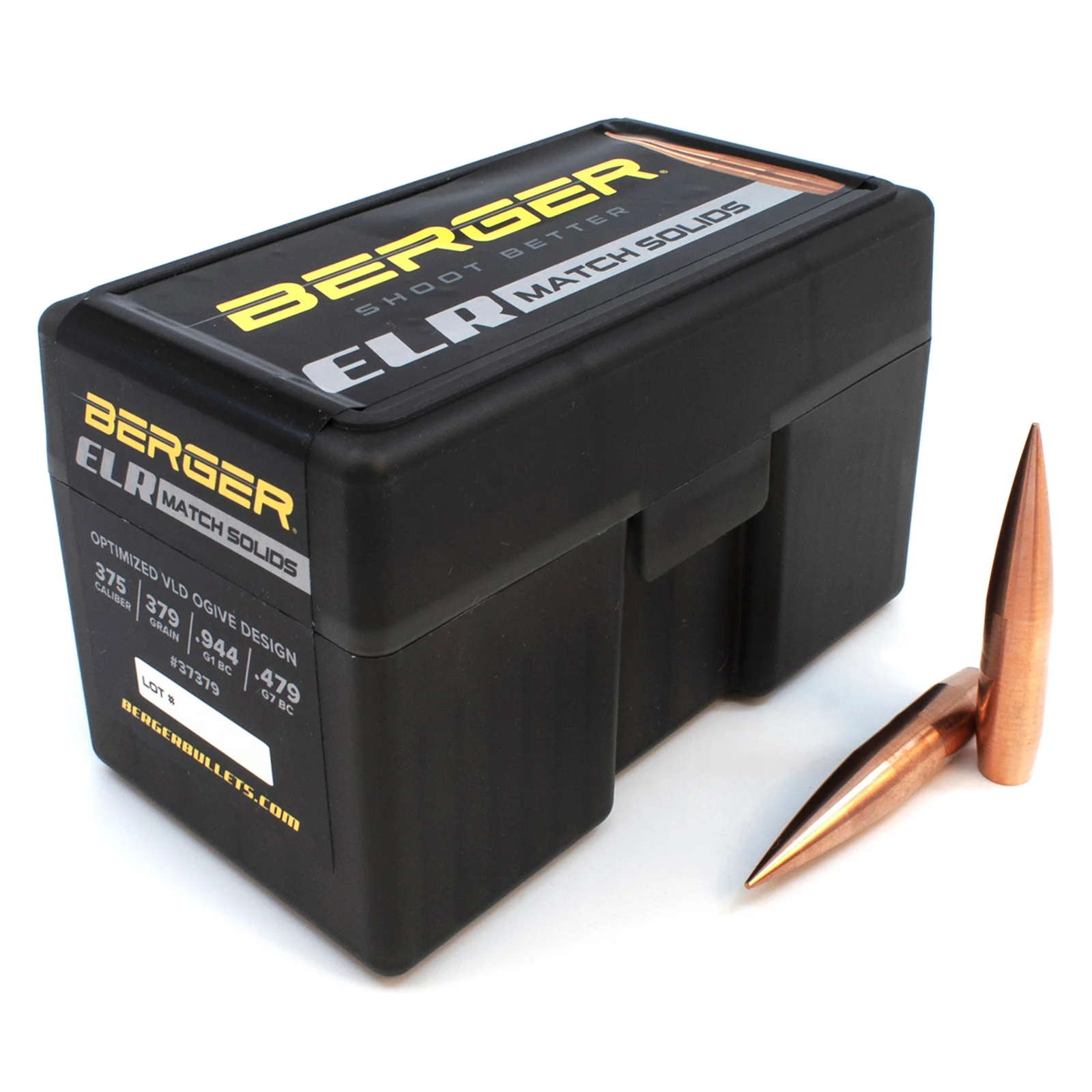 Geschosse .375 ELR Match Solid 24,5g/379gr - 50 Stück
