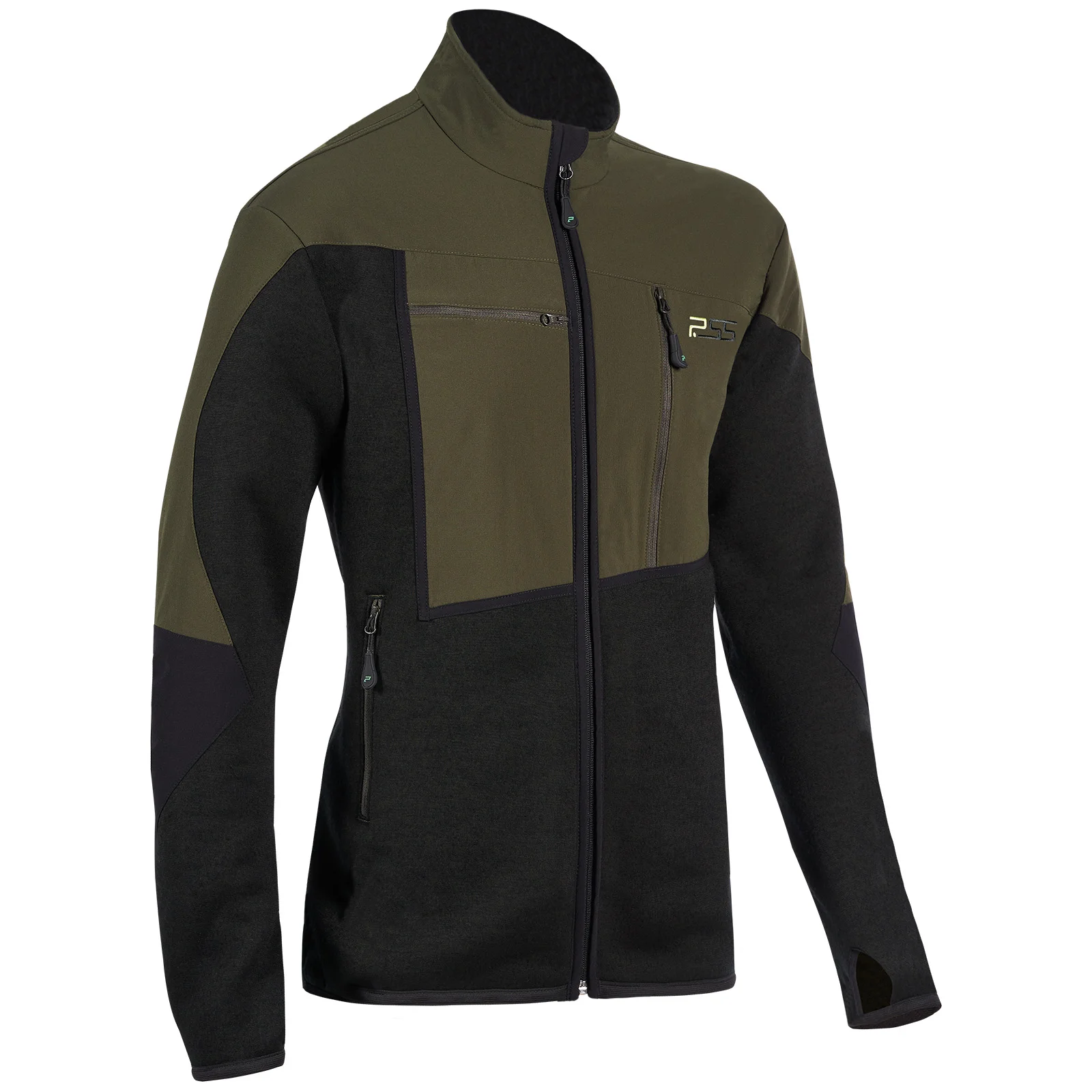 X-treme Nordfell Wollstrickjacke grün