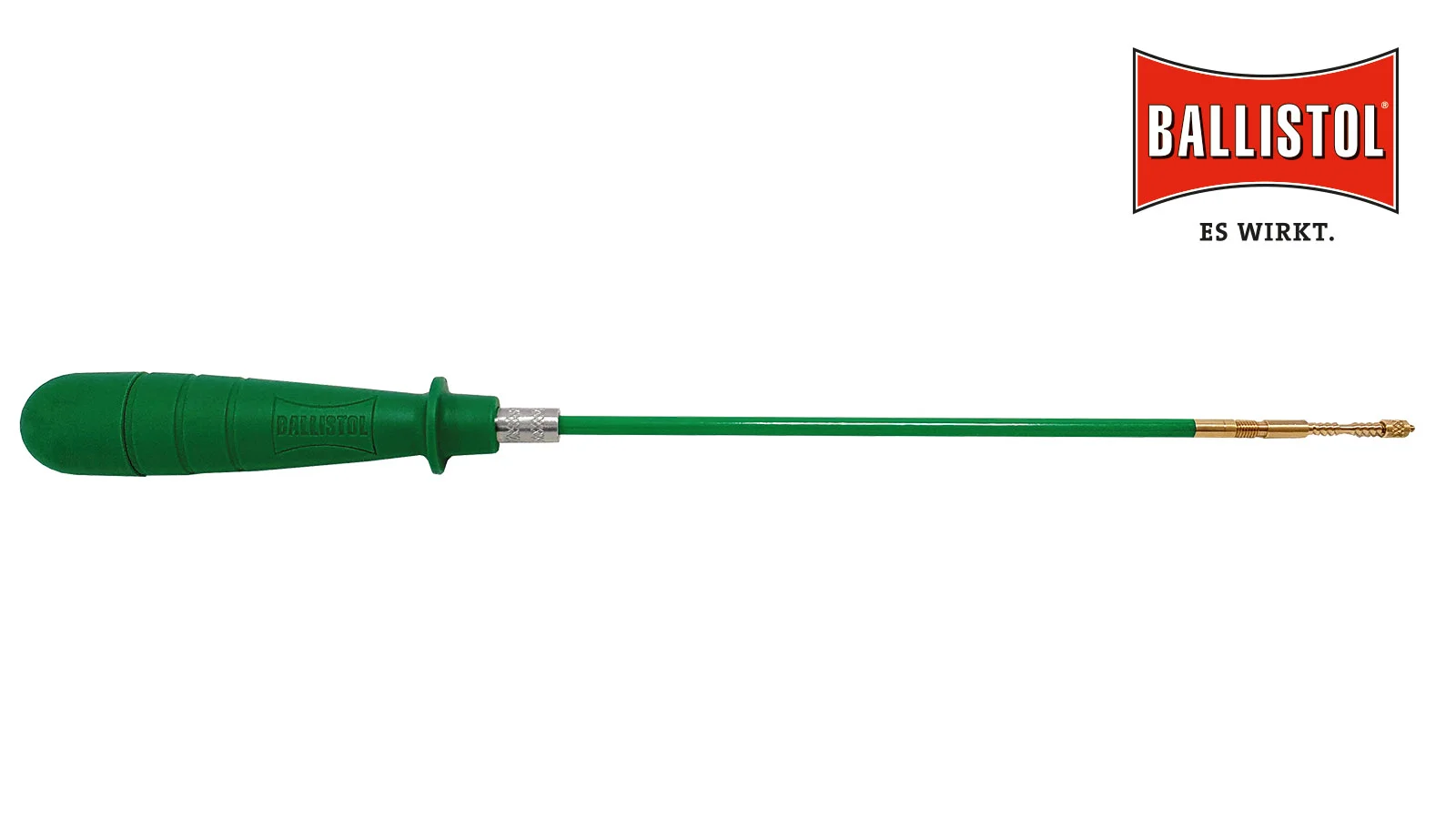 Stahl-Putzstab kurz mit Zubehör Außengewinde 1/8"