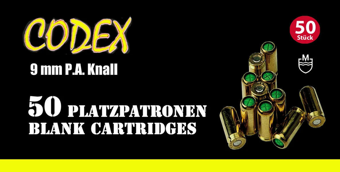 Platzpatronen 9mm PA Knall