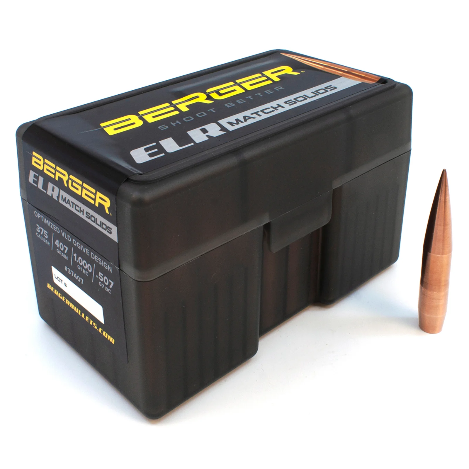 Geschosse .375 ELR Match Solid 26,4g/407gr - 50 Stück