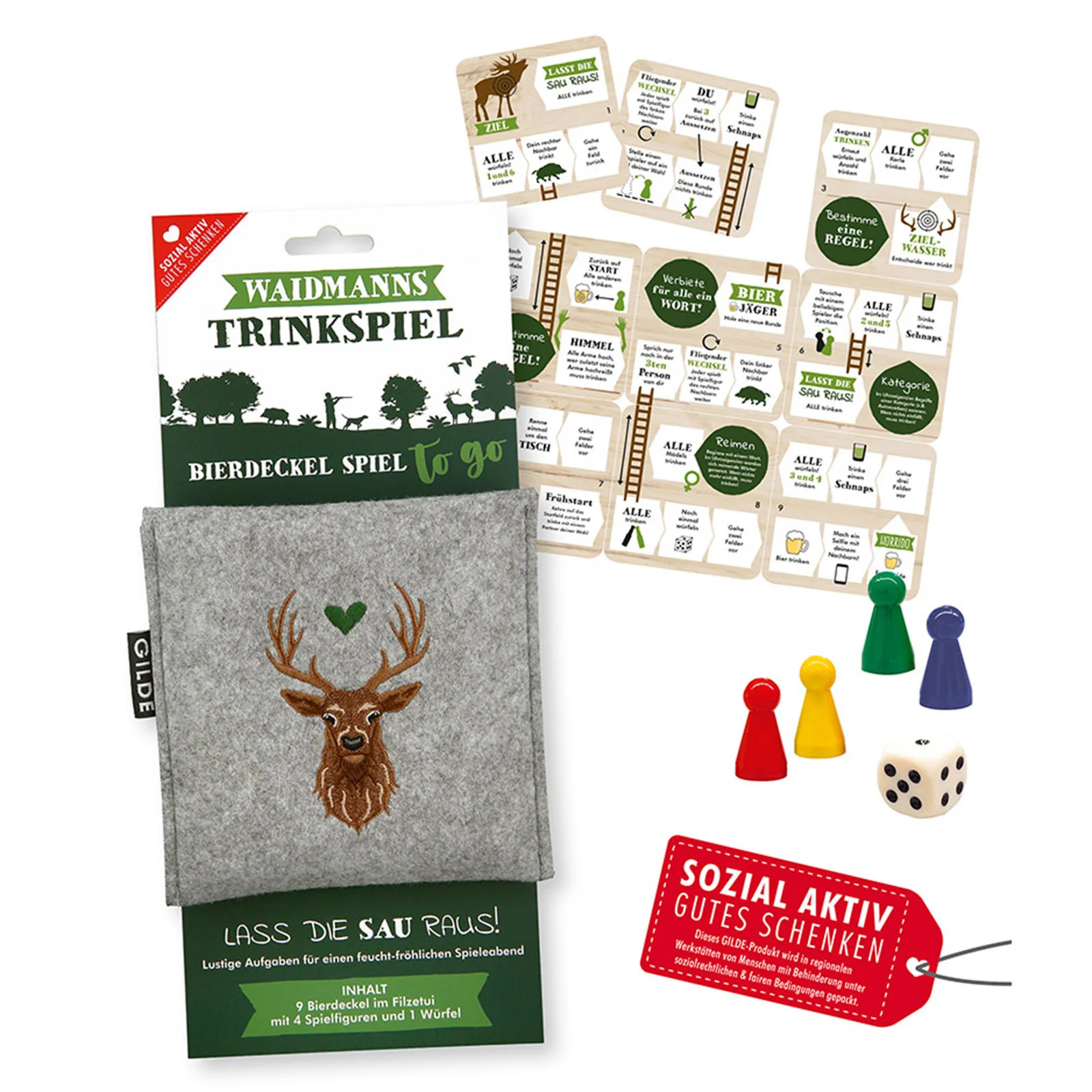 Bierdeckel-Spiel To Go