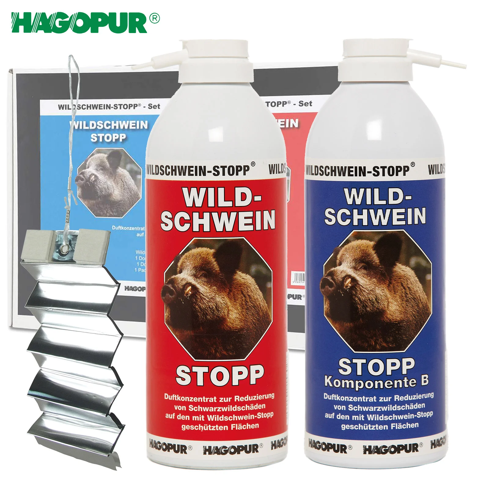 Wildschwein-Stopp Set