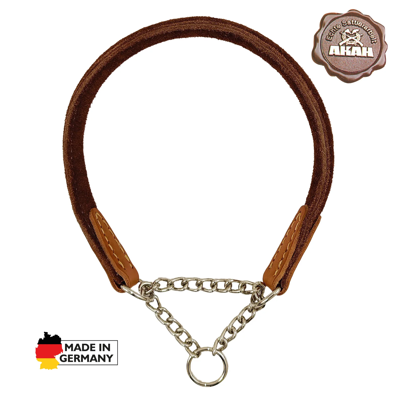 Halsung aus Yakleder Velours
