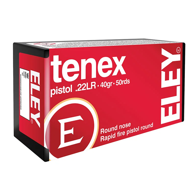 Randfeuerpatronen .22 LR Tenex Pistol 2,59g/40gr - 50 Stück