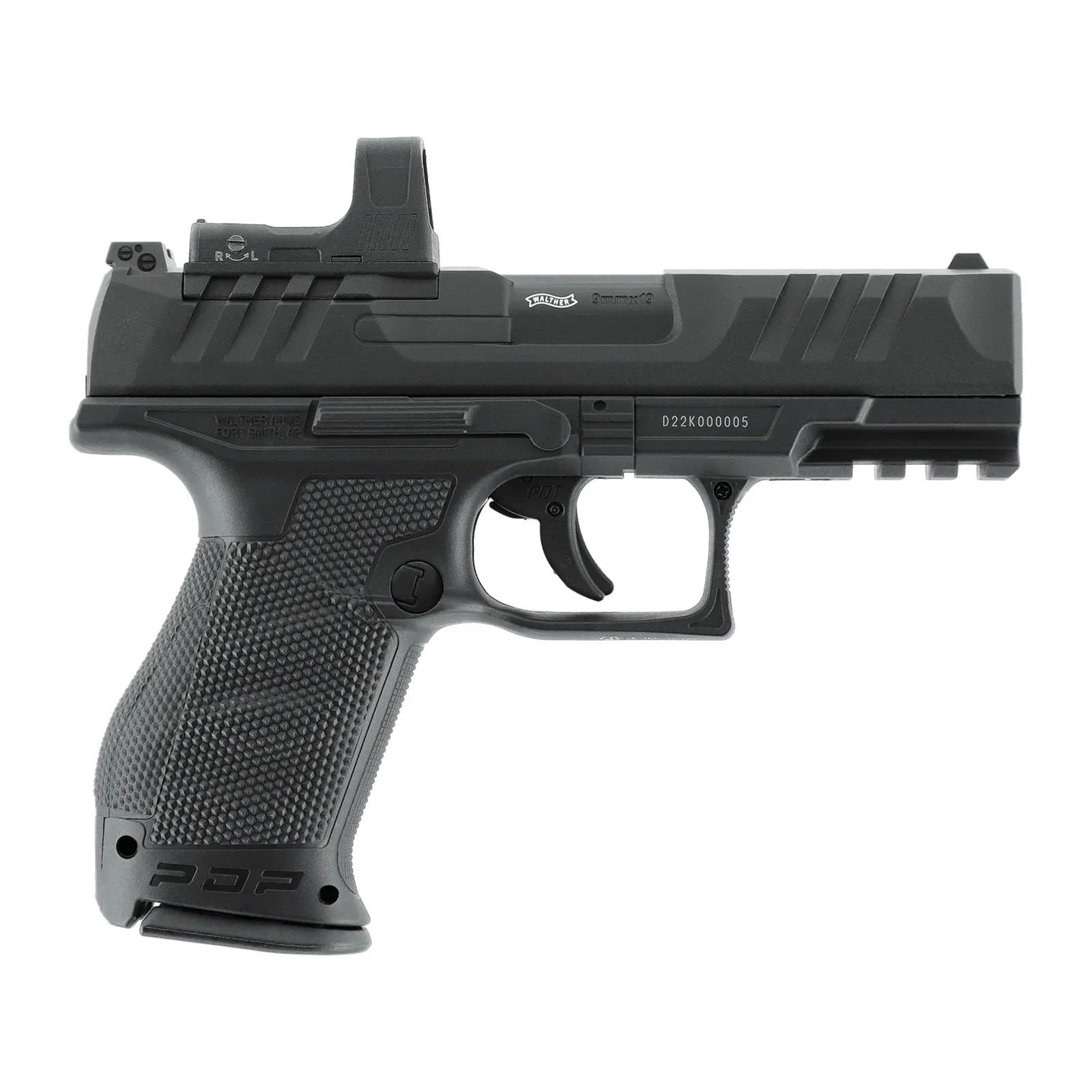 PDP Compact 4" CO₂ Luftdruckpistole  RDS 8 Point Sight