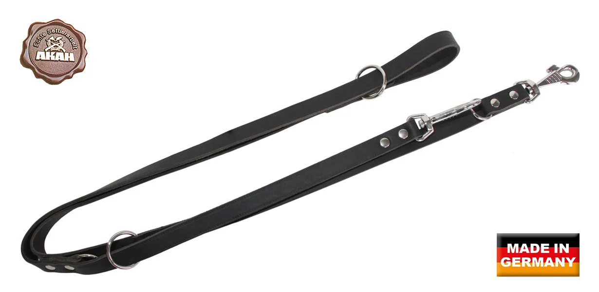 Polizeileine aus Sattelleder 20 mm
