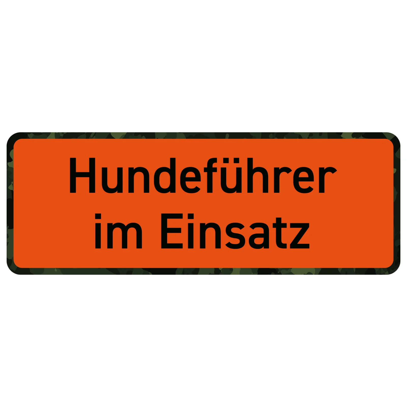 Magnetschild "Hundeführer im Einsatz"