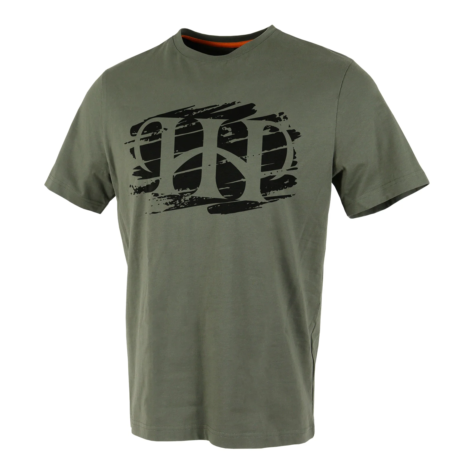 T-Shirt Brush Print grün