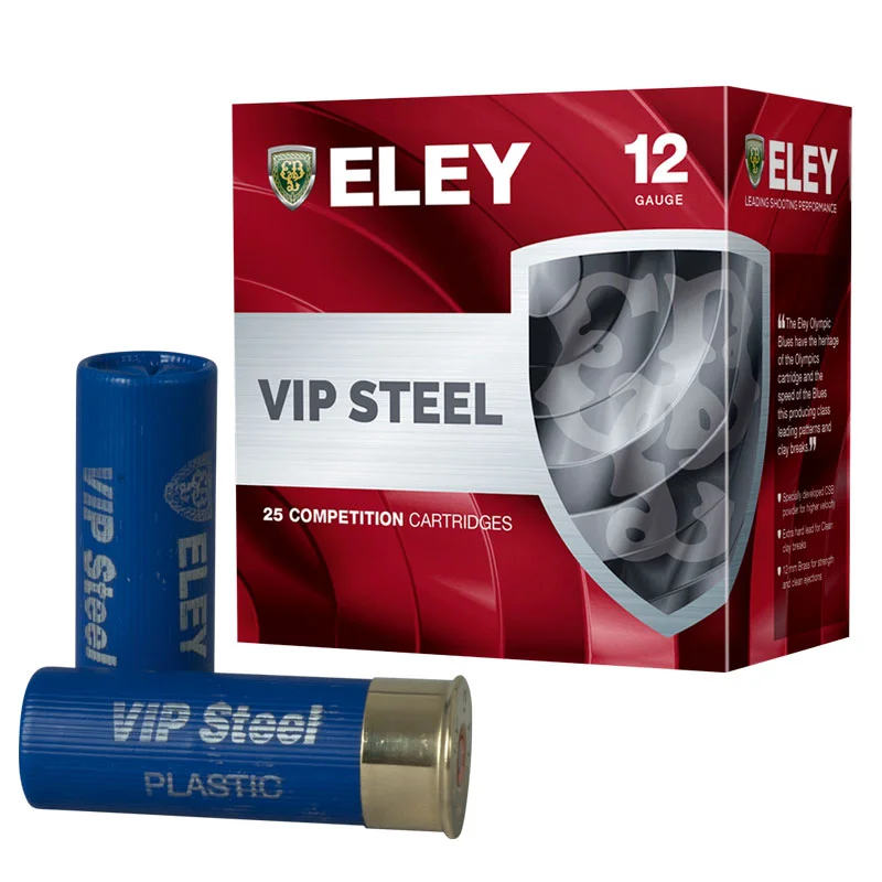 Schrotpatronen VIP Steel 12/70 24g - 25 Stück