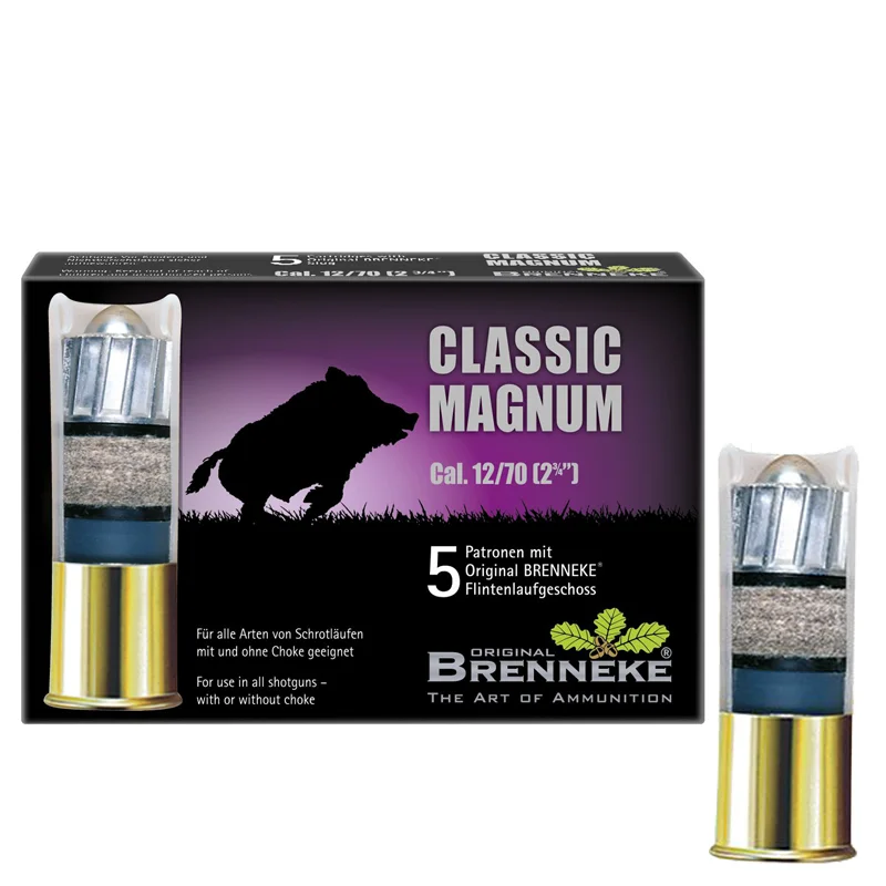 Flintenlaufgeschosse Classic Magnum 12/70 31,5g - 5 Stück