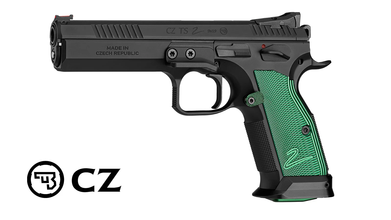 Pistole TS2 Racing Green 130mm/5,1" 9mm Luger