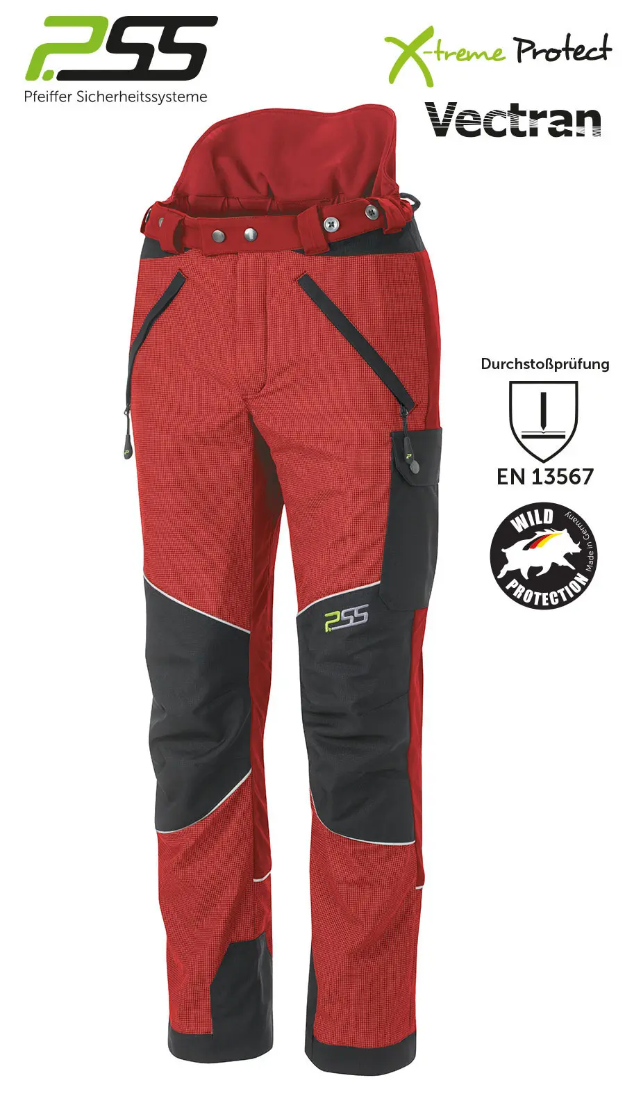 X-treme Protect Sauenschutzhose rot