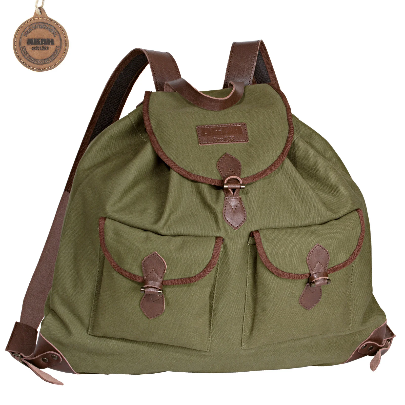 Canvas Rucksack lautlos