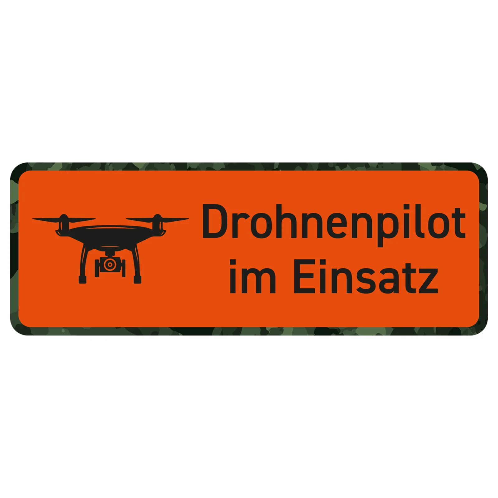 Magnetschild "Drohnenpilot im Einsatz"